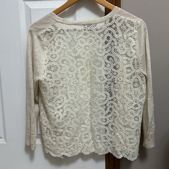 American Eagle open front lace crochet cardigan 🦅 - Picture 2 of 9